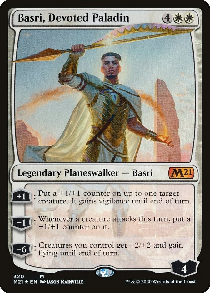 Image for Basri, Devoted Paladin (320) [Core Set 2021] - Magic: The Gathering
