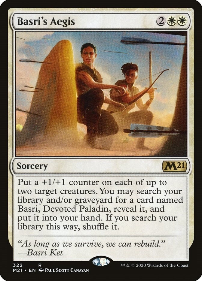 Image for Basri's Aegis (322) [Core Set 2021] - Magic: The Gathering