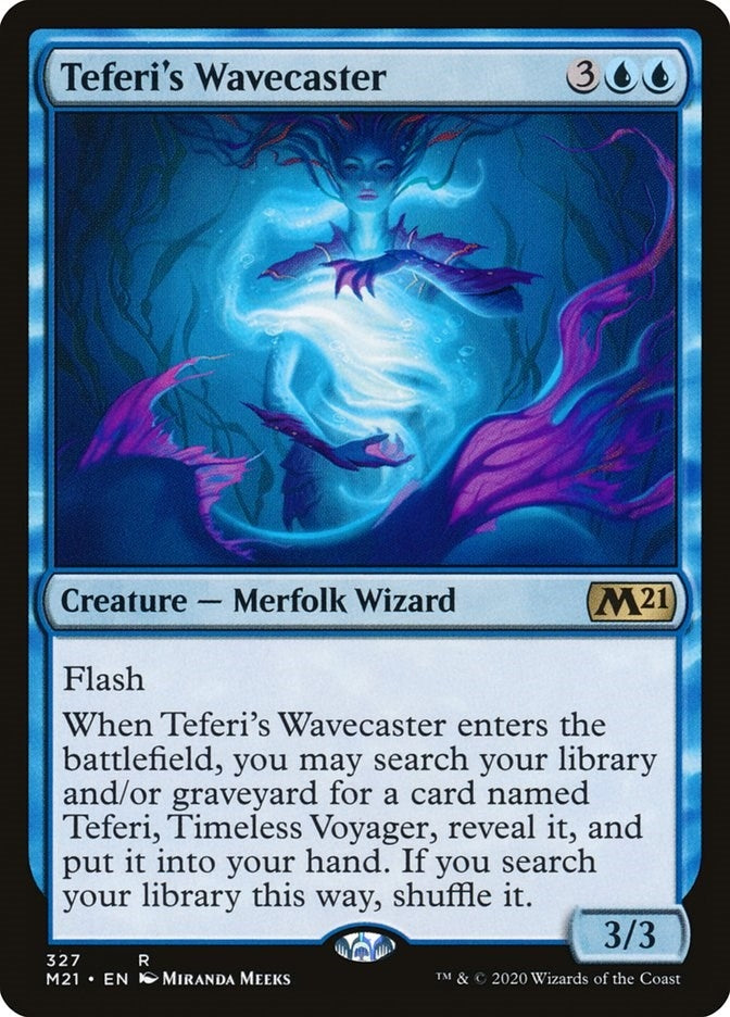 Image for Teferi's Wavecaster (327) [Core Set 2021] - Magic: The Gathering