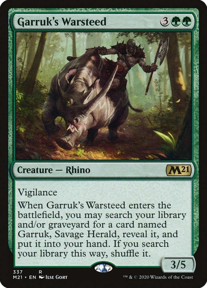 Image for Garruk's Warsteed (337) [Core Set 2021] - Magic: The Gathering