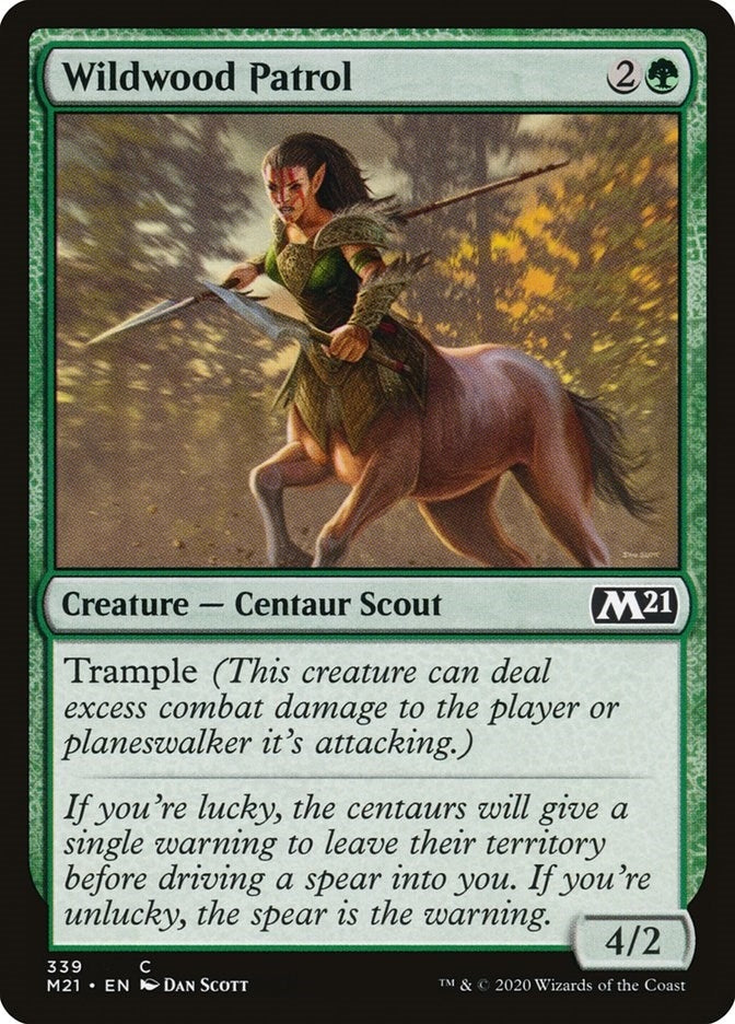 Image for Wildwood Patrol (339) [Core Set 2021] - Magic: The Gathering