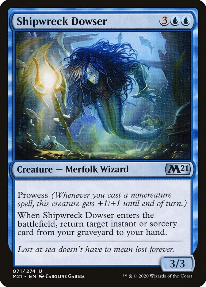 Image for Shipwreck Dowser (71) [Core Set 2021] - Magic: The Gathering