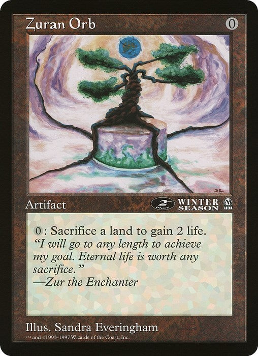 Image for Zuran Orb (Arena League) [Oversize Cards] - Magic: The Gathering