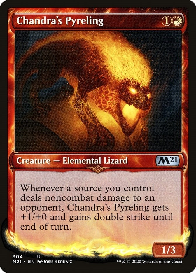 Image for Chandra's Pyreling (Showcase) (304) [Core Set 2021] - Magic: The Gathering