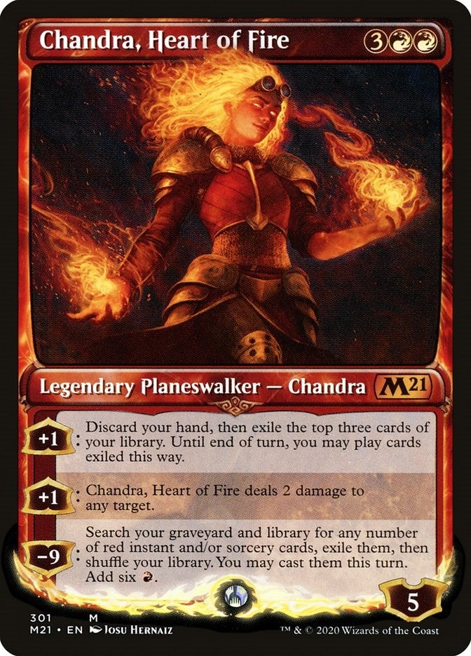 Image for Chandra, Heart of Fire (Showcase) (301) [Core Set 2021] - Magic: The Gathering