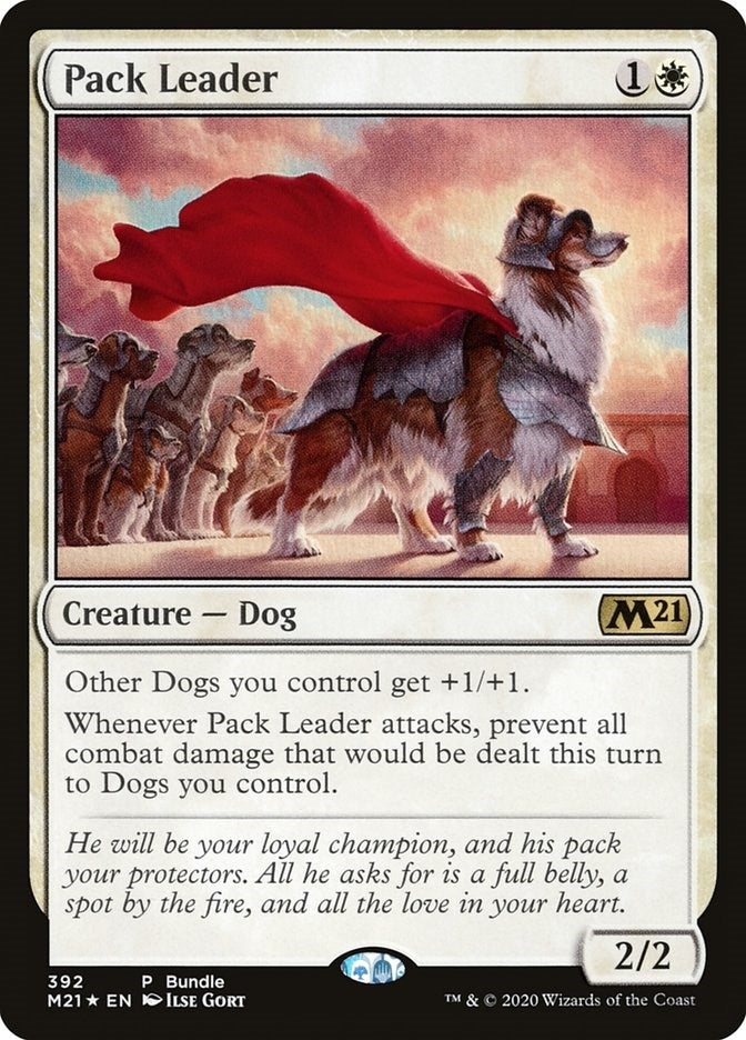 Image for Pack Leader (M21 Bundle) (392) [Unique and Miscellaneous Promos] - Magic: The Gathering