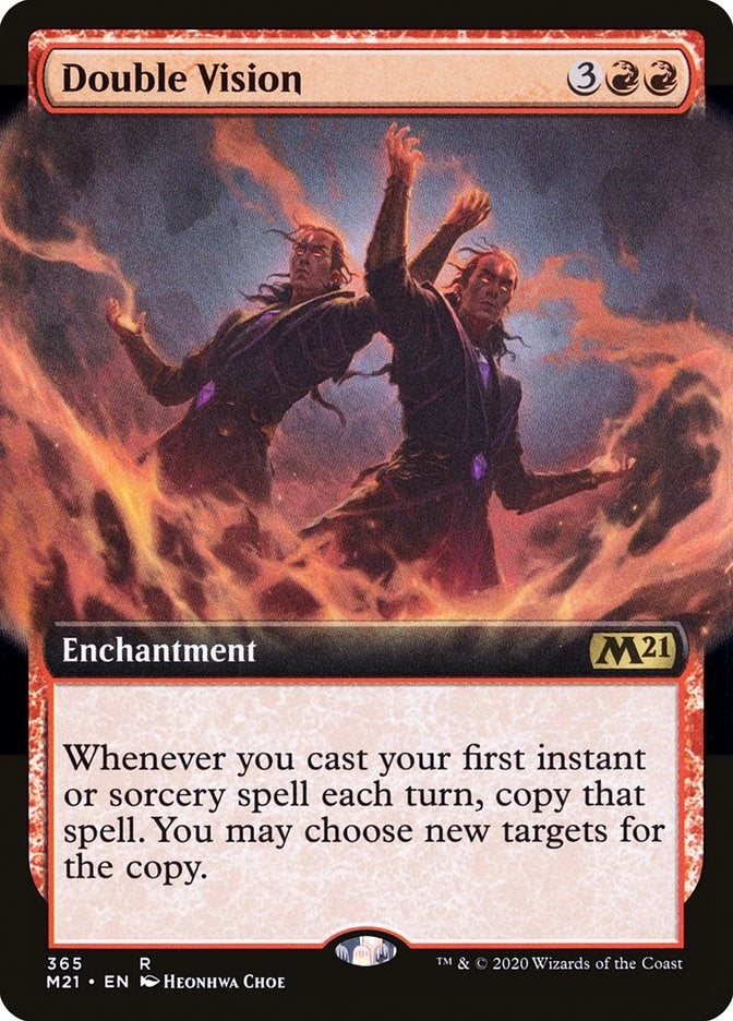 Image for Double Vision (Extended Art) (365) [Core Set 2021] - Magic: The Gathering