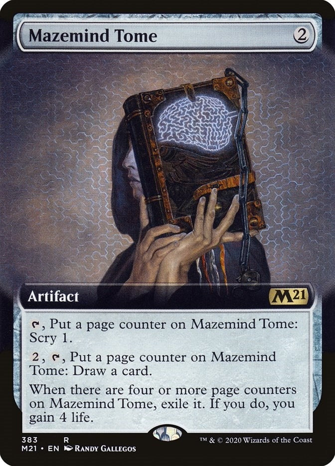 Image for Mazemind Tome (Extended Art) (383) [Core Set 2021] - Magic: The Gathering