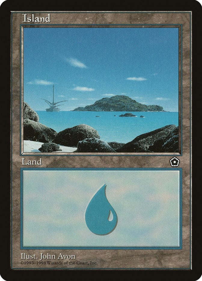 Image for Island (156) (156) [Portal Second Age] - Magic: The Gathering