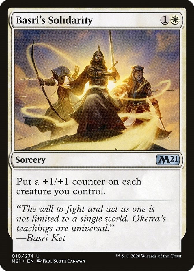 Image for Basri's Solidarity (10) [Core Set 2021] - Magic: The Gathering