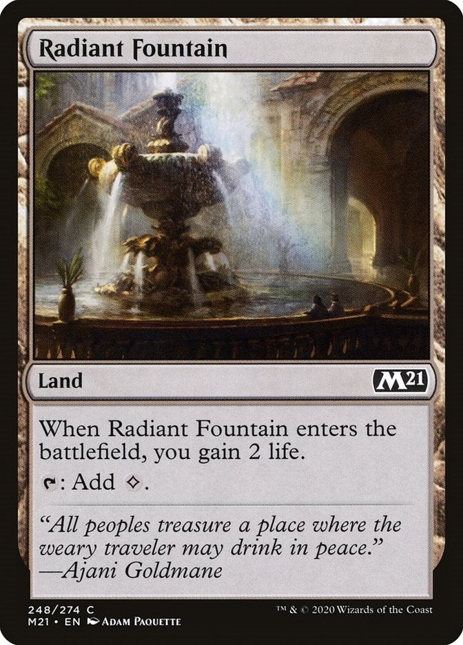 Image for Radiant Fountain (248) [Core Set 2021] - Magic: The Gathering