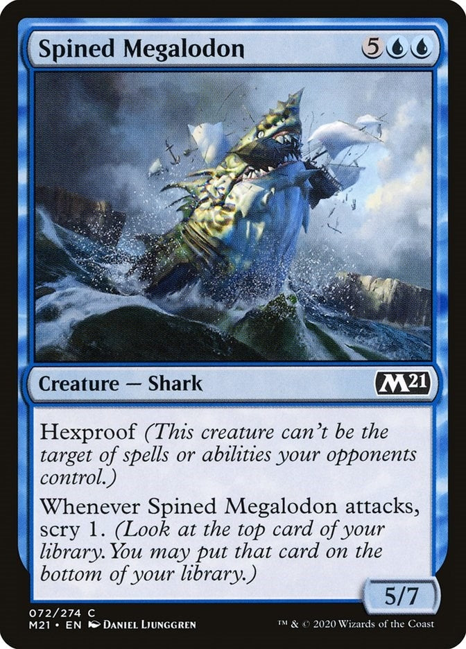 Image for Spined Megalodon (72) [Core Set 2021] - Magic: The Gathering