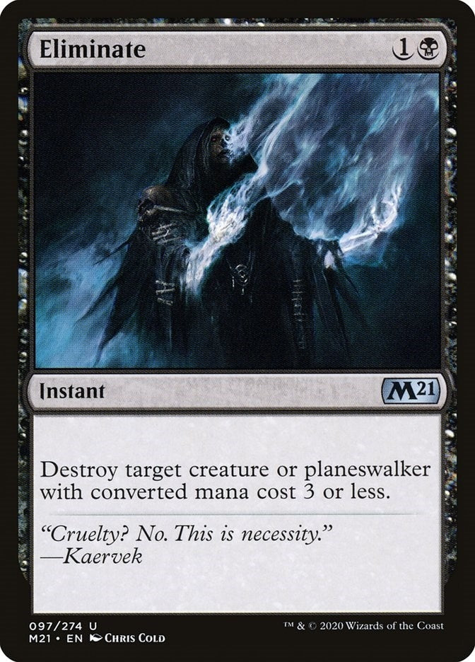 Image for Eliminate (97) [Core Set 2021] - Magic: The Gathering