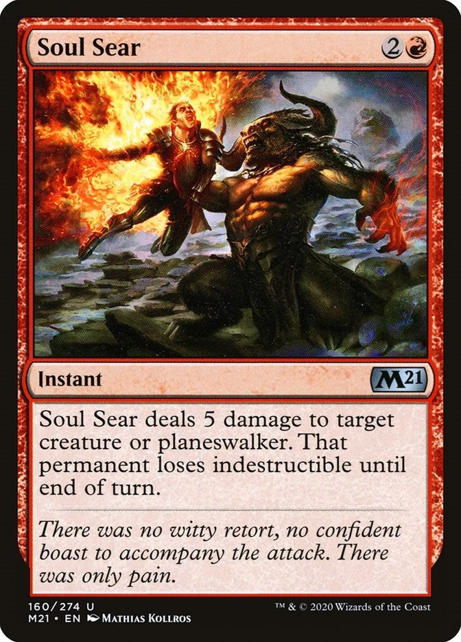Image for Soul Sear (160) [Core Set 2021] - Magic: The Gathering