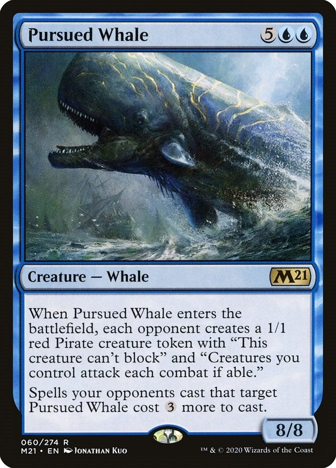 Image for Pursued Whale (60) [Core Set 2021] - Magic: The Gathering