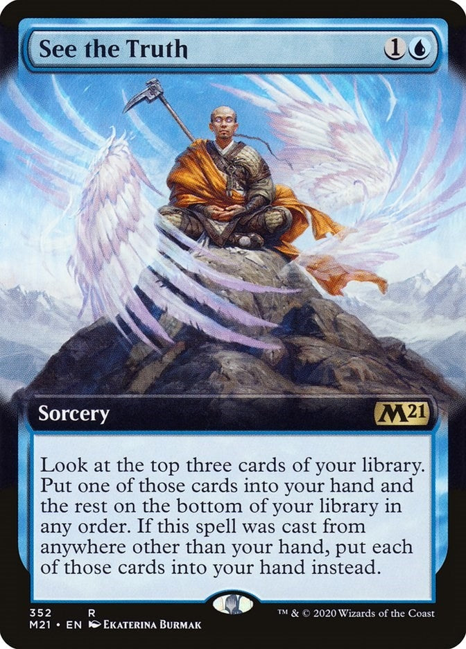 Image for See the Truth (Extended Art) (352) [Core Set 2021] - Magic: The Gathering