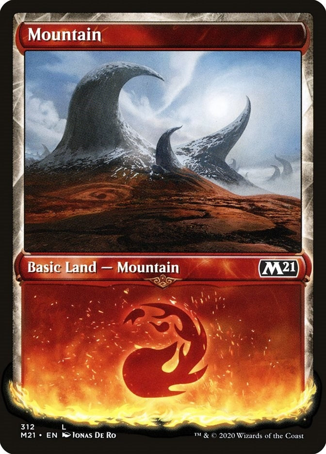 Image for Mountain (Showcase) (312) [Core Set 2021] - Magic: The Gathering