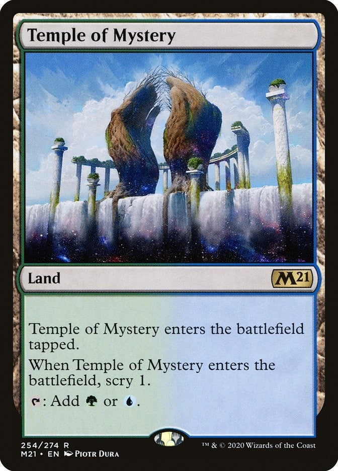 Image for Temple of Mystery (254) [Core Set 2021] - Magic: The Gathering