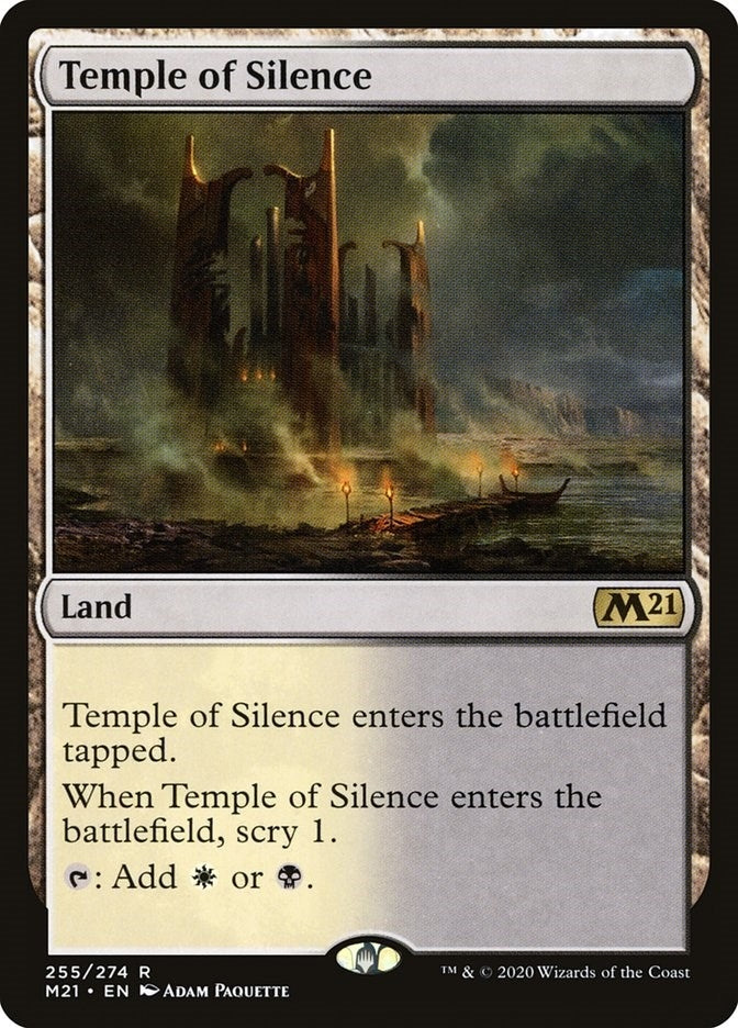 Image for Temple of Silence (255) [Core Set 2021] - Magic: The Gathering