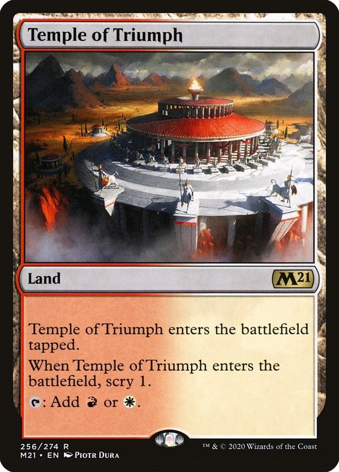 Image for Temple of Triumph (256) [Core Set 2021] - Magic: The Gathering
