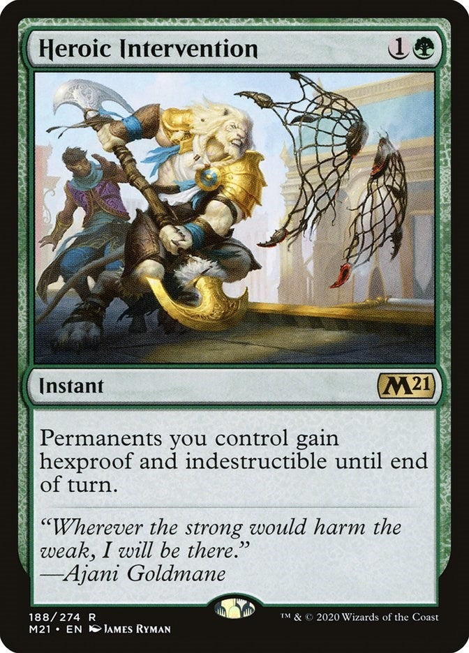 Image for Heroic Intervention (188) [Core Set 2021] - Magic: The Gathering