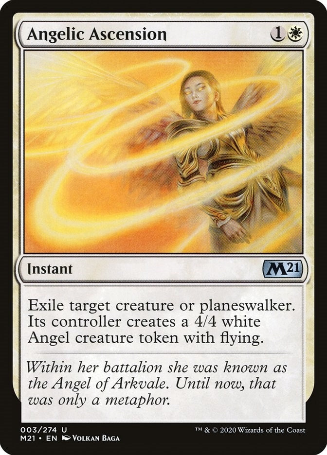 Image for Angelic Ascension (3) [Core Set 2021] - Magic: The Gathering