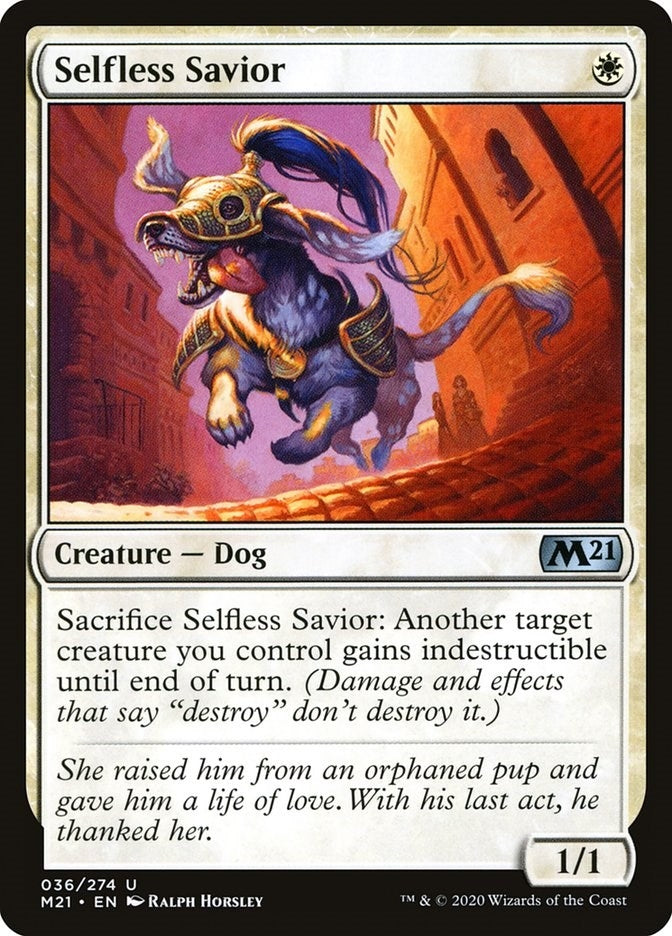 Image for Selfless Savior (36) [Core Set 2021] - Magic: The Gathering