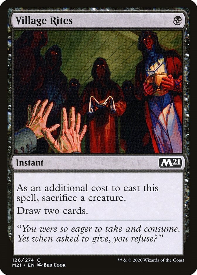 Image for Village Rites (126) [Core Set 2021] - Magic: The Gathering