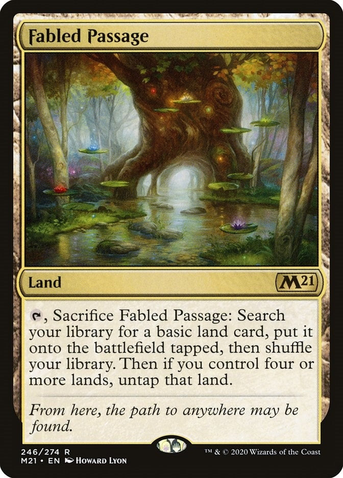 Image for Fabled Passage (246) [Core Set 2021] - Magic: The Gathering