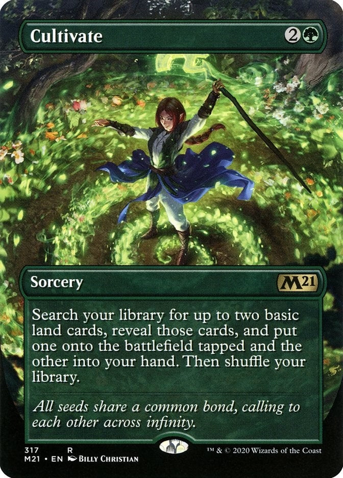 Image for Cultivate (Alternate Art) (317) [Core Set 2021] - Magic: The Gathering