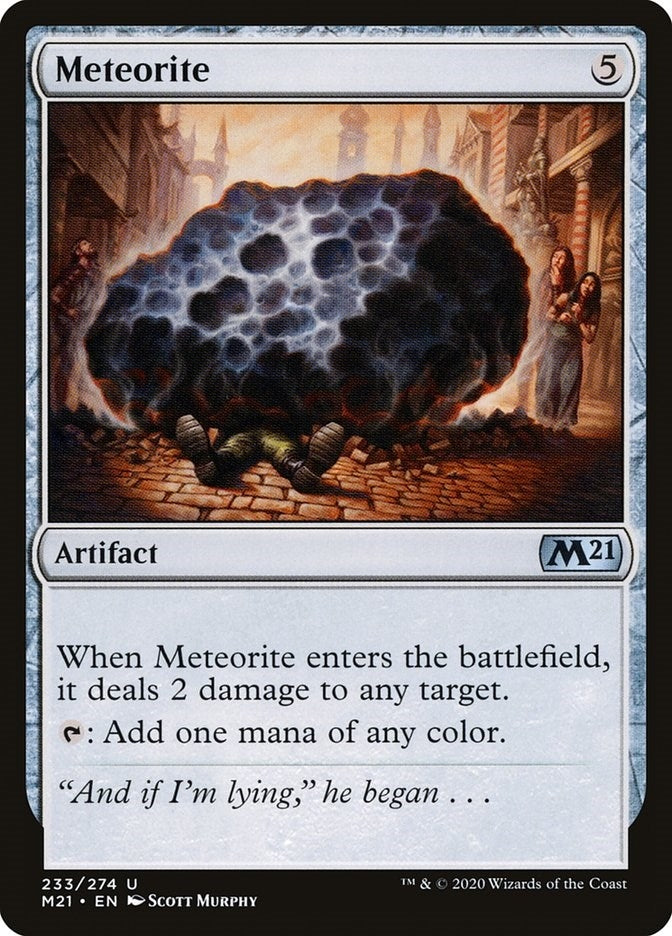 Image for Meteorite (233) [Core Set 2021] - Magic: The Gathering