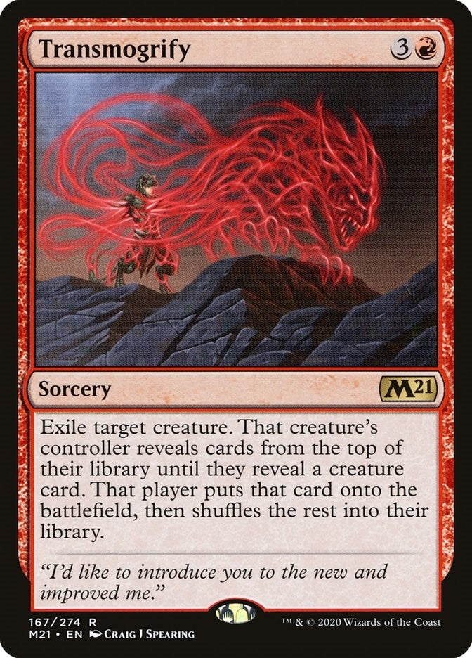 Image for Transmogrify (167) [Core Set 2021] - Magic: The Gathering