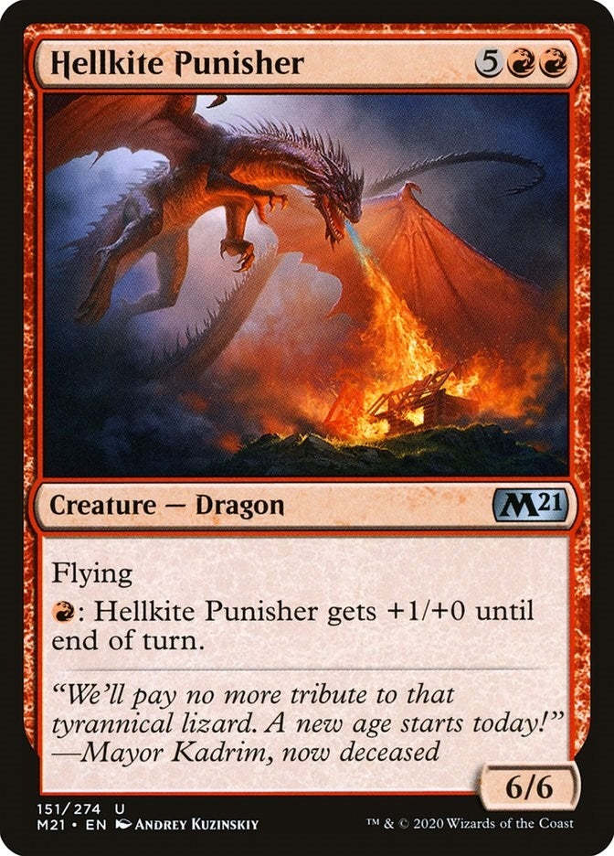 Image for Hellkite Punisher (151) [Core Set 2021] - Magic: The Gathering