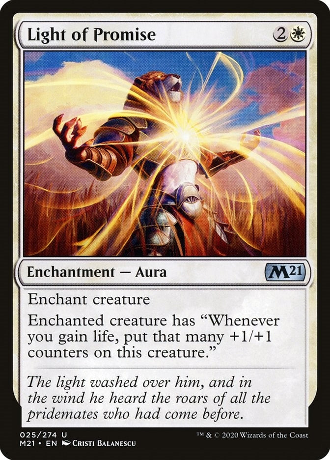 Image for Light of Promise (25) [Core Set 2021] - Magic: The Gathering