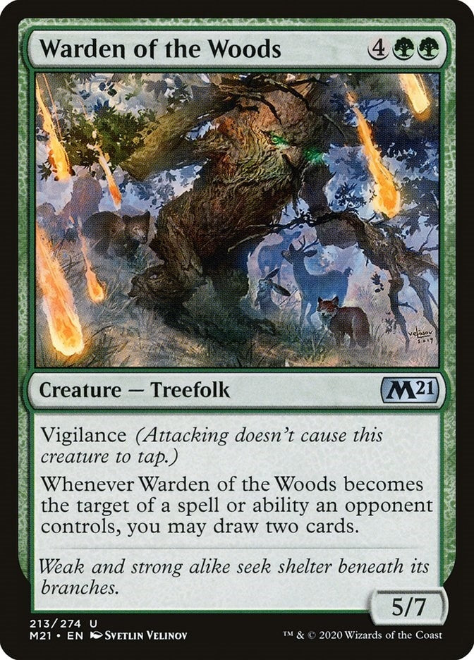 Image for Warden of the Woods (213) [Core Set 2021] - Magic: The Gathering
