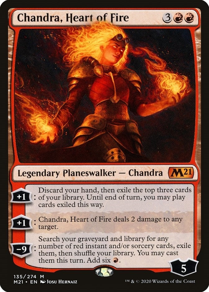 Image for Chandra, Heart of Fire (135) [Core Set 2021] - Magic: The Gathering