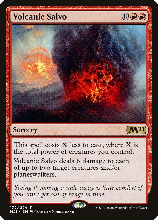 Image for Volcanic Salvo (172) [Core Set 2021] - Magic: The Gathering