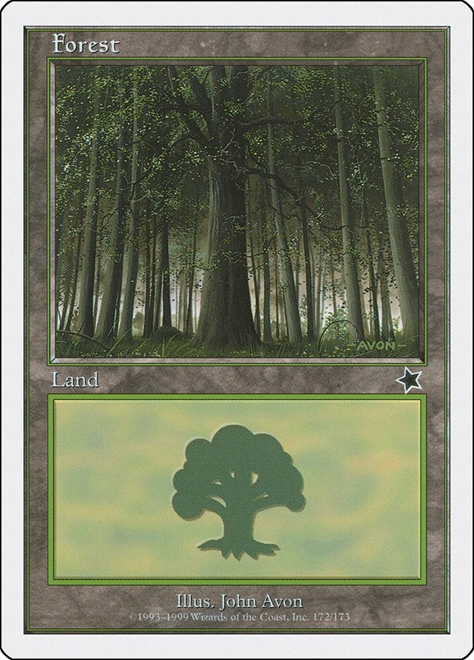 Image for Forest (172) (172) [Starter 1999] - Magic: The Gathering