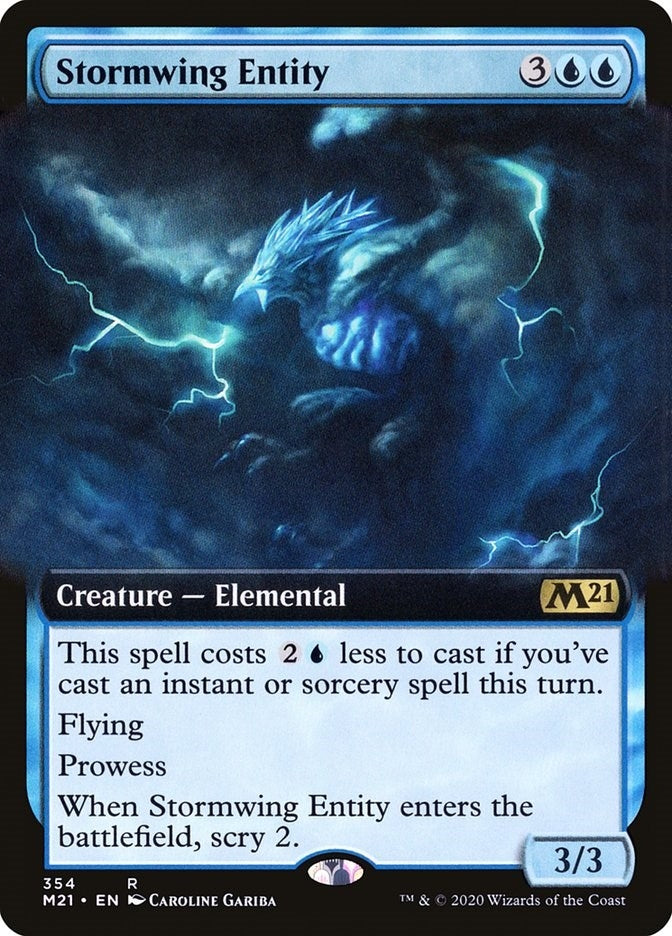 Image for Stormwing Entity (Extended Art) (354) [Core Set 2021] - Magic: The Gathering