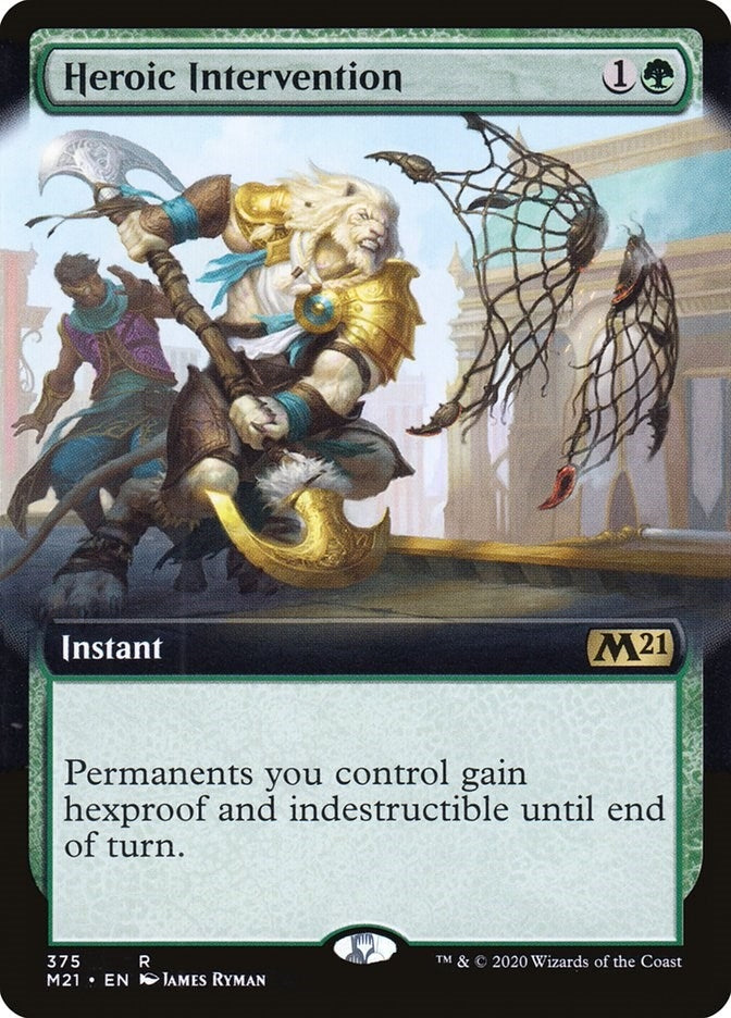 Image for Heroic Intervention (Extended Art) (375) [Core Set 2021] - Magic: The Gathering