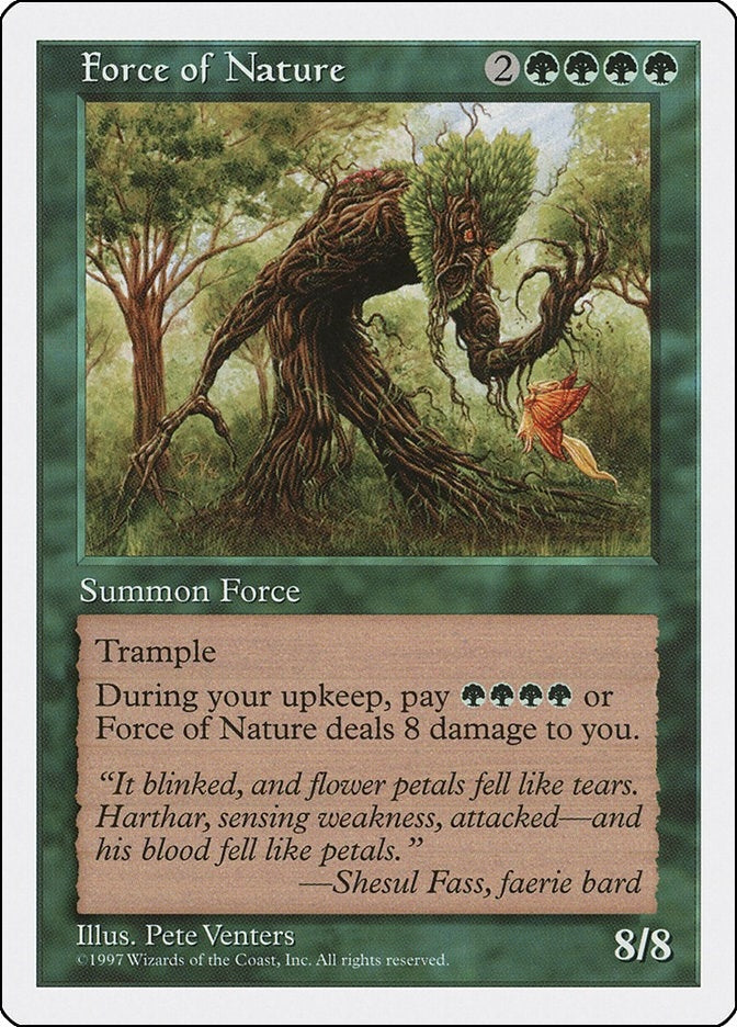 Image for Force of Nature [Fifth Edition] - Magic: The Gathering
