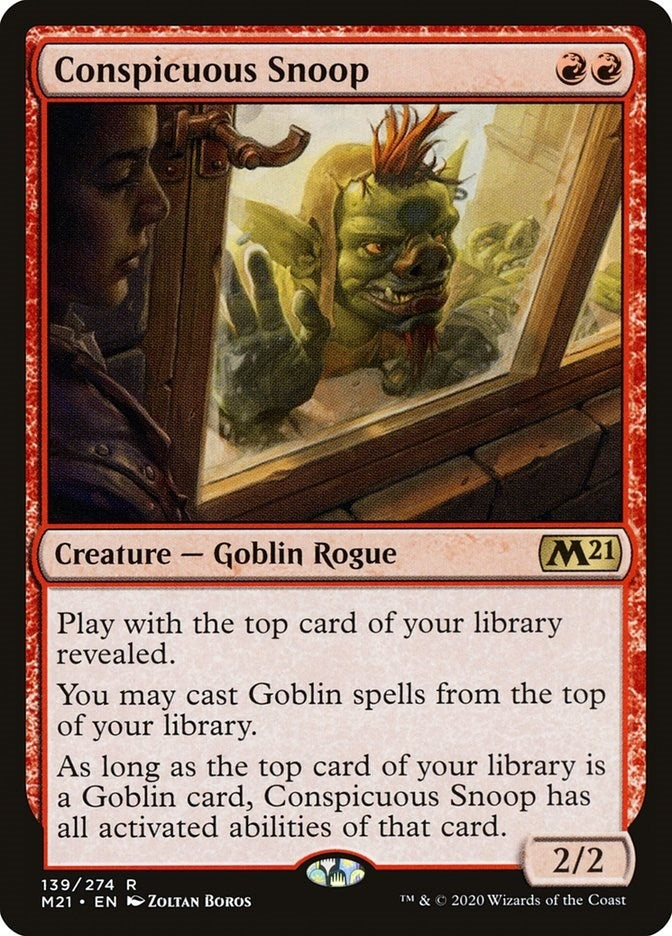 Image for Conspicuous Snoop (139) [Core Set 2021] - Magic: The Gathering