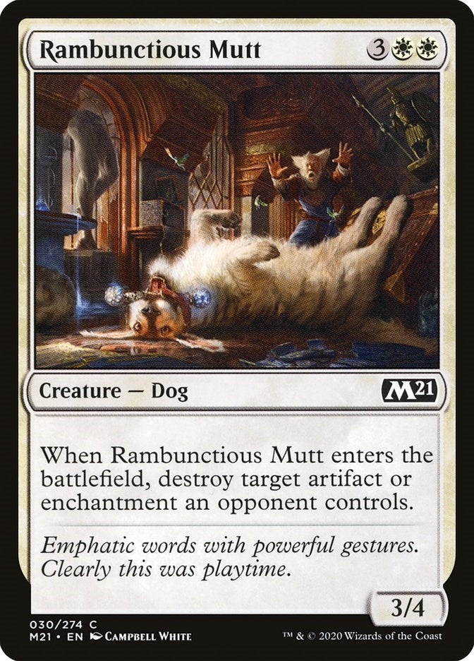 Image for Rambunctious Mutt (30) [Core Set 2021] - Magic: The Gathering