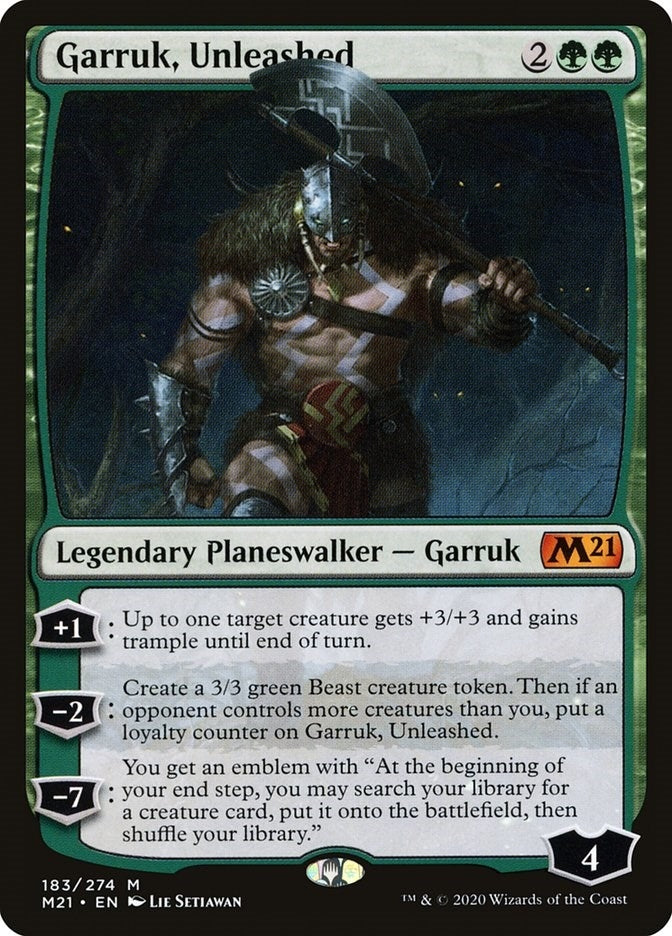 Image for Garruk, Unleashed (183) [Core Set 2021] - Magic: The Gathering