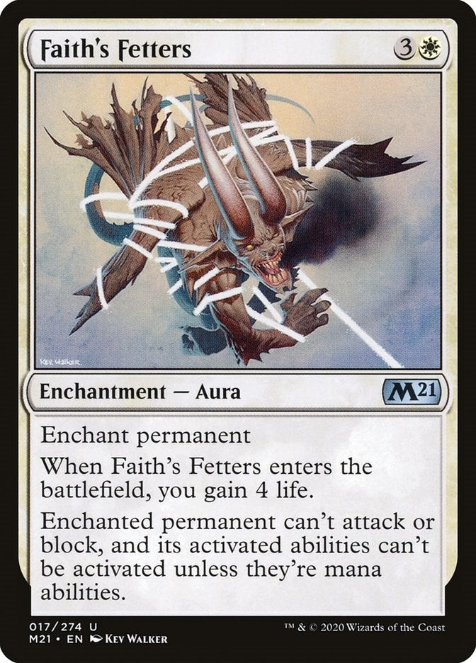 Image for Faith's Fetters (17) [Core Set 2021] - Magic: The Gathering