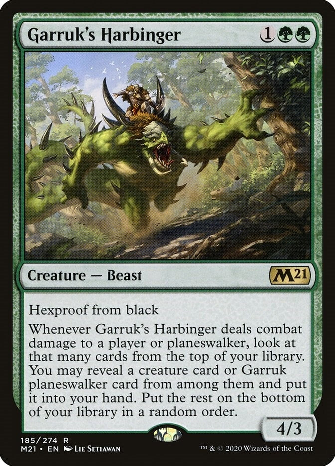 Image for Garruk's Harbinger (185) [Core Set 2021] - Magic: The Gathering