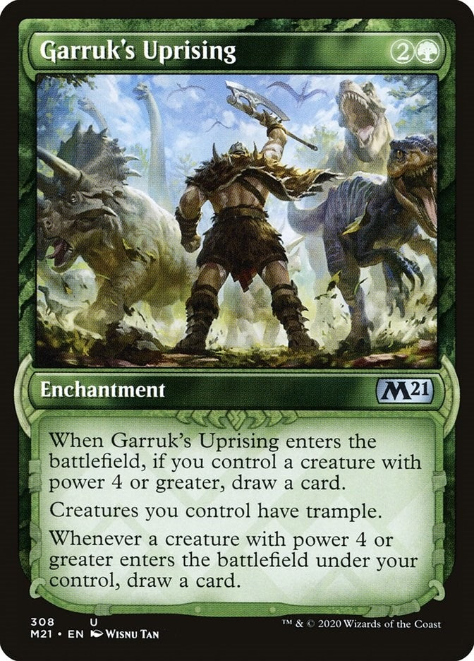 Garruk's Uprising (Showcase) (308) [Core Set 2021]