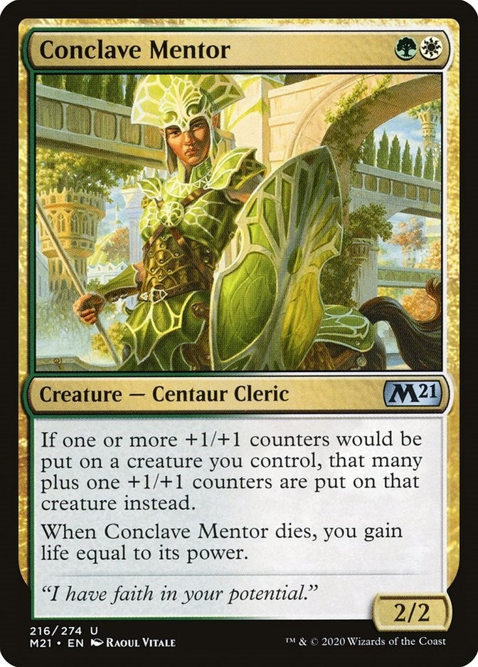 Image for Conclave Mentor (216) [Core Set 2021] - Magic: The Gathering