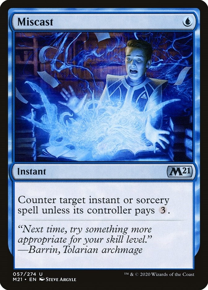 Image for Miscast (57) [Core Set 2021] - Magic: The Gathering