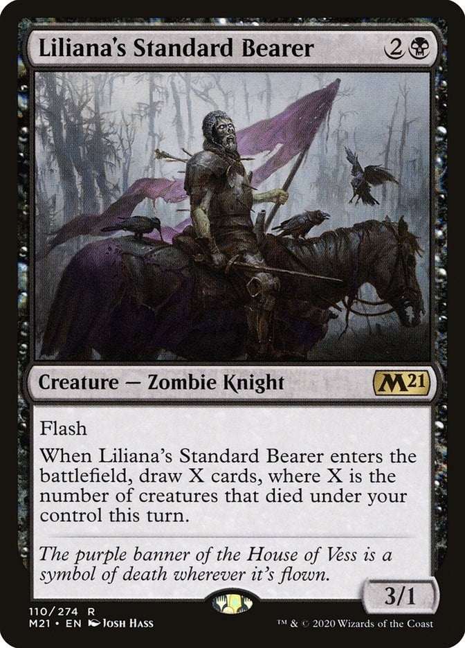 Image for Liliana's Standard Bearer (110) [Core Set 2021] - Magic: The Gathering